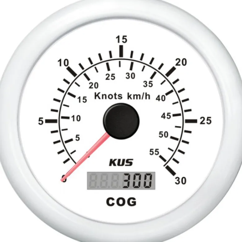 Kus GPS Logg Vit, 0-30knob, 12/24v, Ø:85