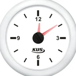 Kus Klocka Analog, Vit, 12/24v