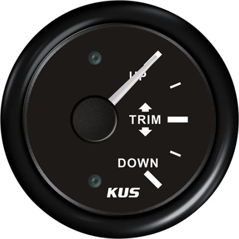 Kus Trimindikator, Svart, 0-190ohm, 12/24v