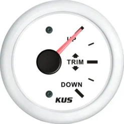 Kus Trimindikator, Vit, 0-190ohm, 12/24v