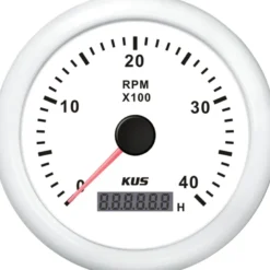 Kus Varvräknare Bensin, Vit 12/24v Ø:85mm