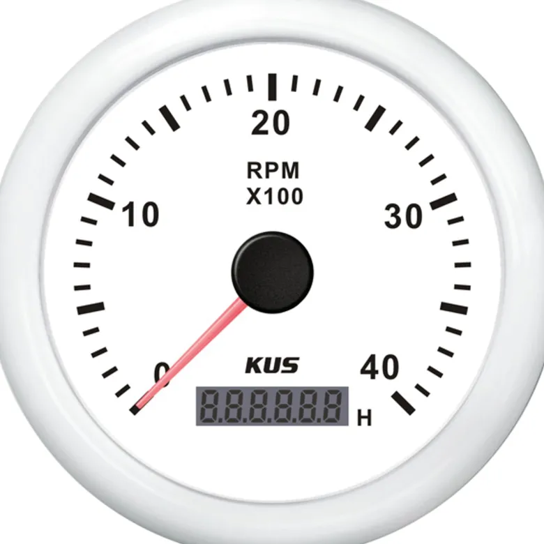 Kus Varvräknare Bensin, Vit 12/24v Ø:85mm