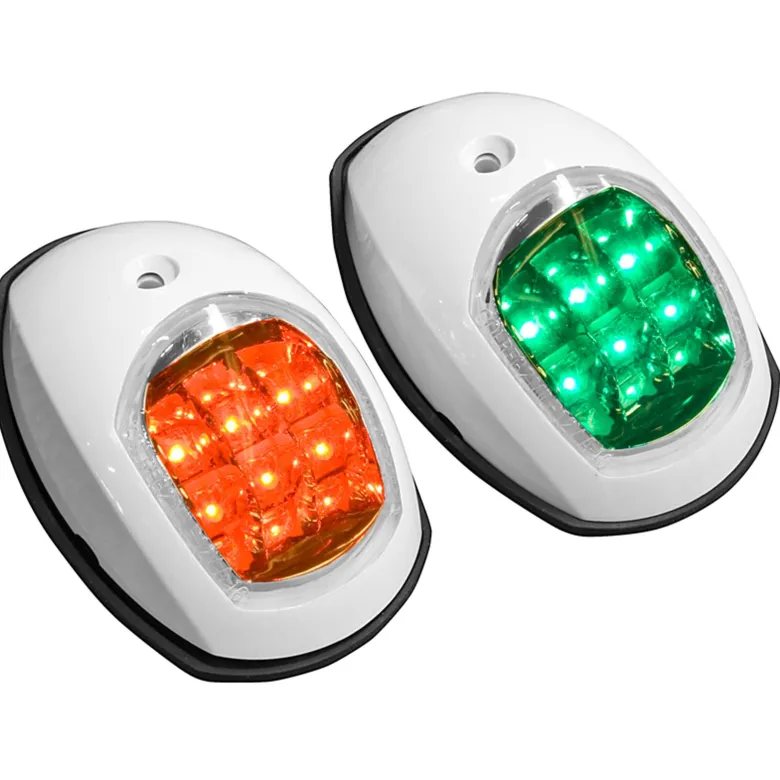 Lanterna, 2 pack rött/grönt ljus, vit, båtsystem