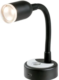 Ledad LED-strålkastare svart 240 mm