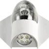 LED-lanterna och däckslampa 12/24 V, vitt hus