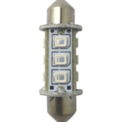 1852 LED lantern pinol/spollampa 37mm 10-36V 1,2/10W röd - 2 st.