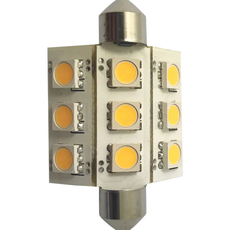 1852 LED pinol/spollampa 42mm 10-36vdc 2/15W - 2 pack