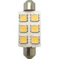 1852 LED pinol/spollampa 42mm 10-36vdc 1.2/10W - 2 pack