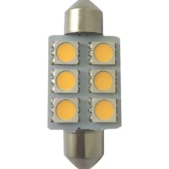 1852 LED pinol/spollampa 37mm 10-35vdc 1.2/10W - 2 pack