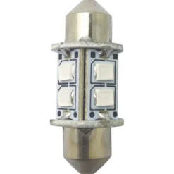 1852 LED pinol/spollampa 31mm 10-35V 0,8/8W grön - 2 st.