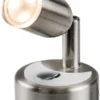 LED-strålkastare satinfinish