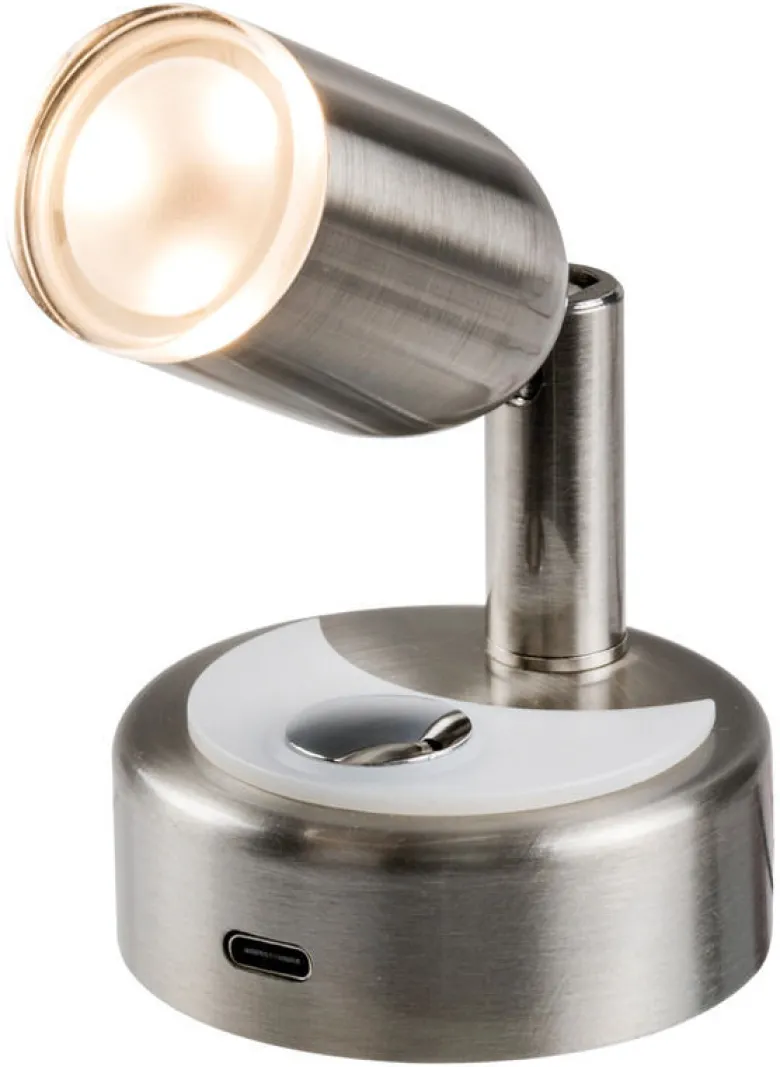 LED-strålkastare satinfinish