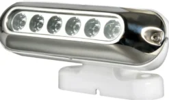LED-strålkastare 6 vita LED, komplett