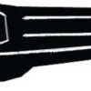 Linlås i nylon, svart, 155 mm