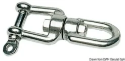 Öljet/schackel-svirvel AISI 316 16 mm