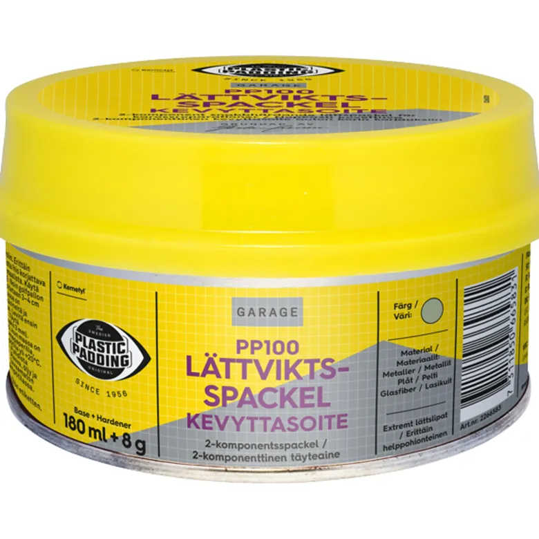 Lättviktsspackel Plastic padding PP100 180ml
