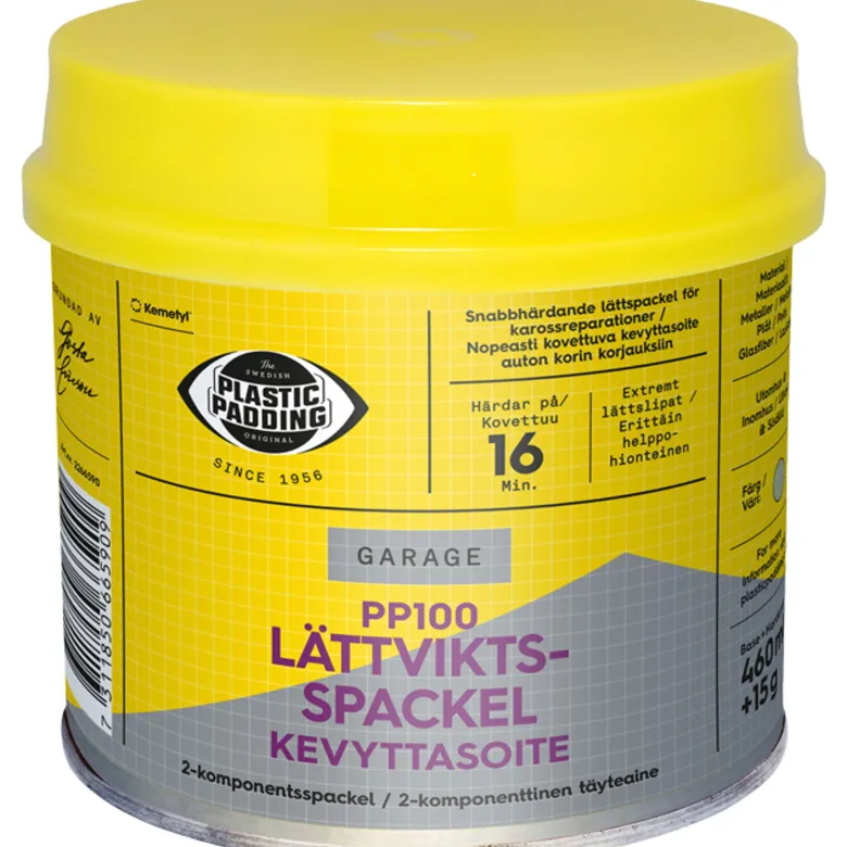 Lättviktsspackel Plastic padding PP100 460 ml