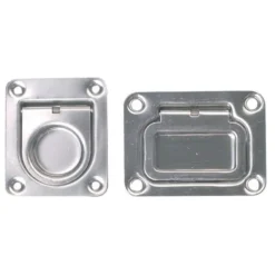 Luckhandtag Fjäderbelastat 66 x 56 x12 mm Rostfritt Stål