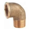 Maestrini Rörvinkel Mässing, Inv/Utv 1/2"