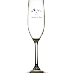 Marine Business Welcome on board Champagneglas 6 st