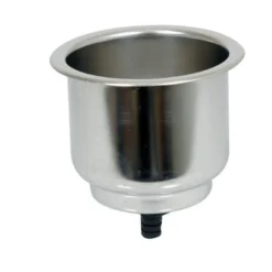 1852 Marine Quality Kopphållare med Dränering Rostfri ø 87,3 mm