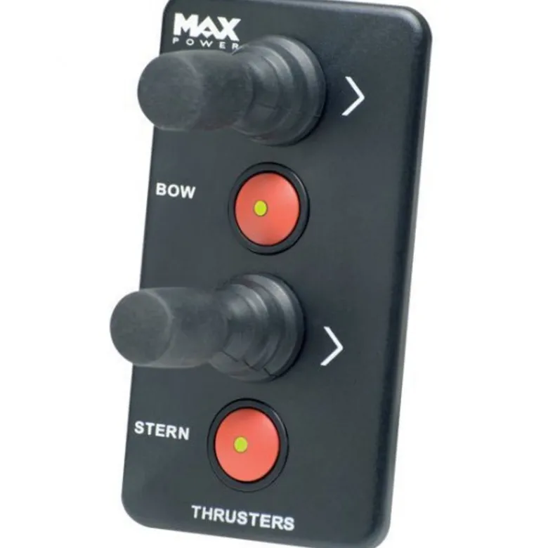 Max power joystick 12/24v dubb. svart