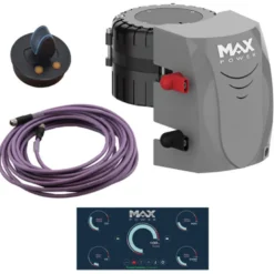 Max Power Steglös bogpropeller Eco, motorkit 24V