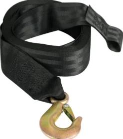 7.5 m nylon vinschband med schackel