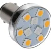 Nauticled vit/röd ba15d/ba15 Ø32x38mm 10-35V 0,6/1,6W 5/10 W