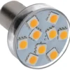 Nauticled vit/röd BA15S Ø32x38mm 10-35V 0,6/1,4 W 5/10 W
