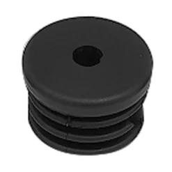 Ändplugg inuti, svart PVC