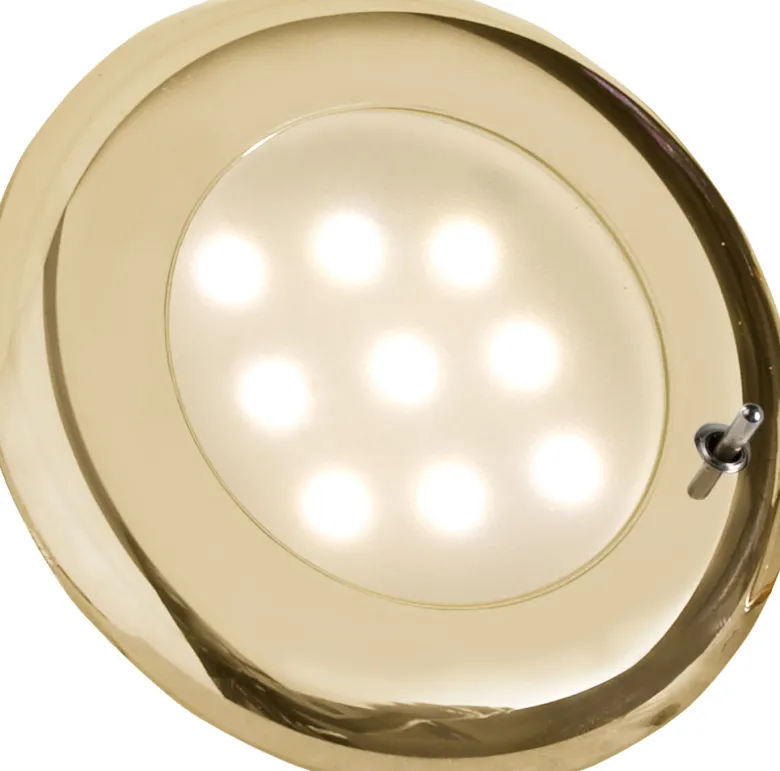 Nova SMD LED m Strömbrytare, Guld