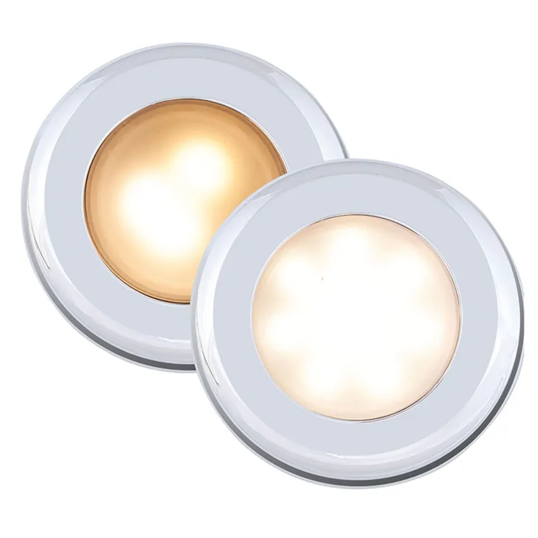 Nova SMD LED Varmvitt/Vitt Ljus, Krom
