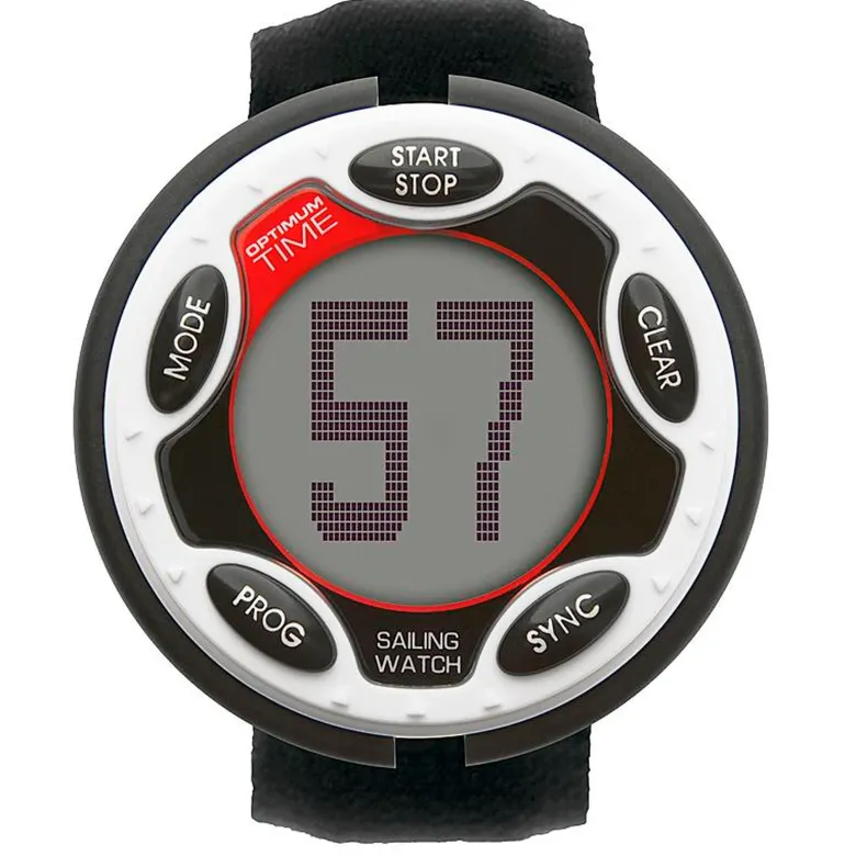 Optimumtime OS1450R Stor segelklocka Vit