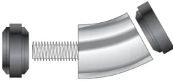 P1085 adapter 30grader ø 32mm
