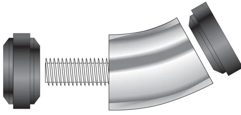 P1085 adapter 30grader ø 32mm