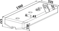 PE-bränsletank 116 l