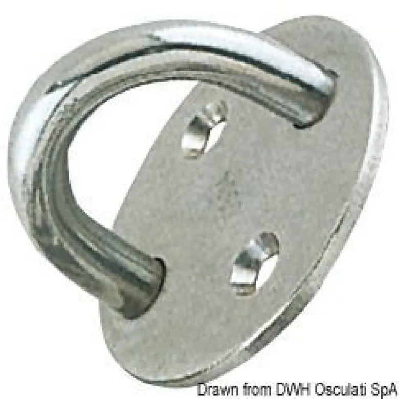 Platta med U-bult 5 mm