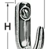 Polerad SS-krok 22x30 mm