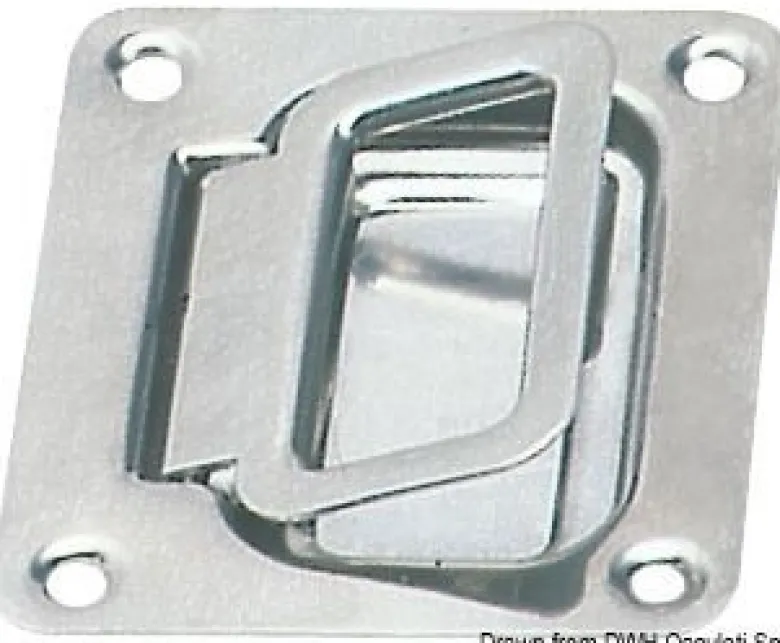 Polerat SS-handtag 57x77 mm
