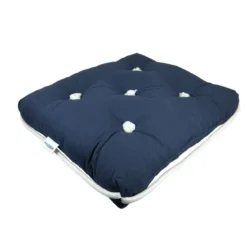 ProTecq båtdyna enkel, 100% kapok, marinblå