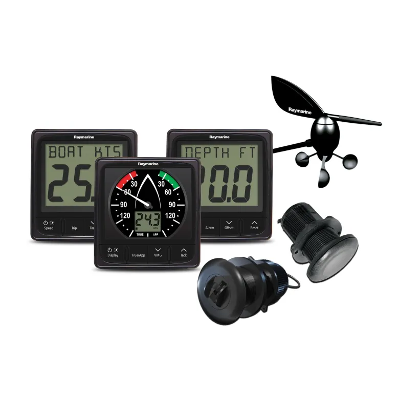 Raymarine Instrumentpaket i50 & i60, Tre displayer
