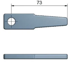 Regel Lång Rak, 2,5"