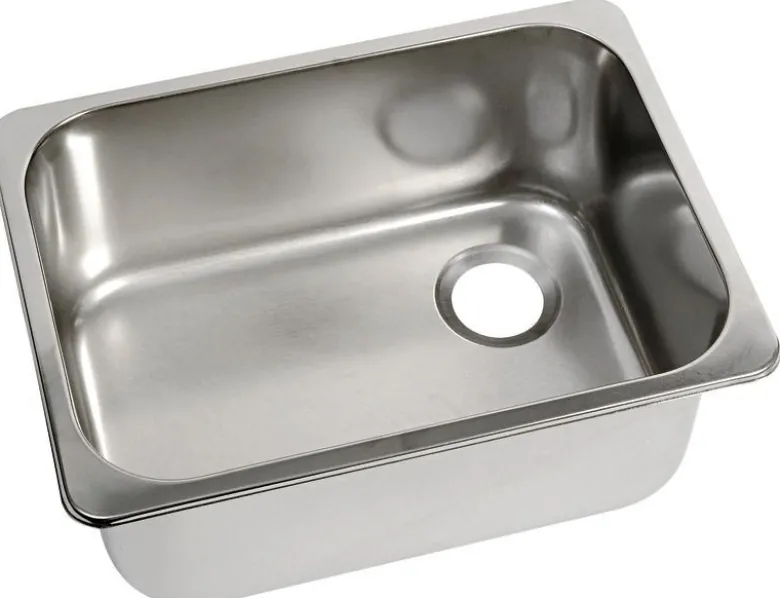 Rektangulär diskho i rostfritt stål 250x360x150 mm