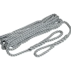Robline fenderlina treslagen grå, 2-pack
