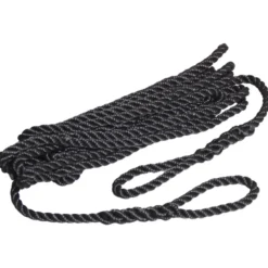 Robline fenderlina treslagen svart, 2-pack