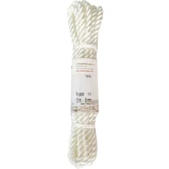 Robline fenderlina vit treslagen 2-pack
