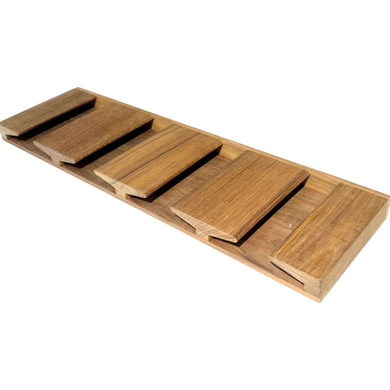 Roca Vinglashållare i Teak för 4-glas