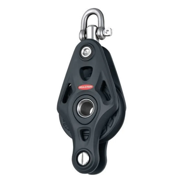 Ronstan Enkelblock med swivel och hundsvott serie 75 core