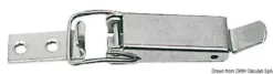 Rostfritt överfallslås 102 mm